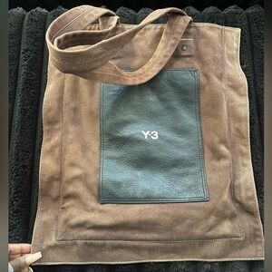 Y-3 x Adidas Lux Logo Printed Large Tote Bag
